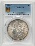 1883-S Morgan Dollar PCGS MS63