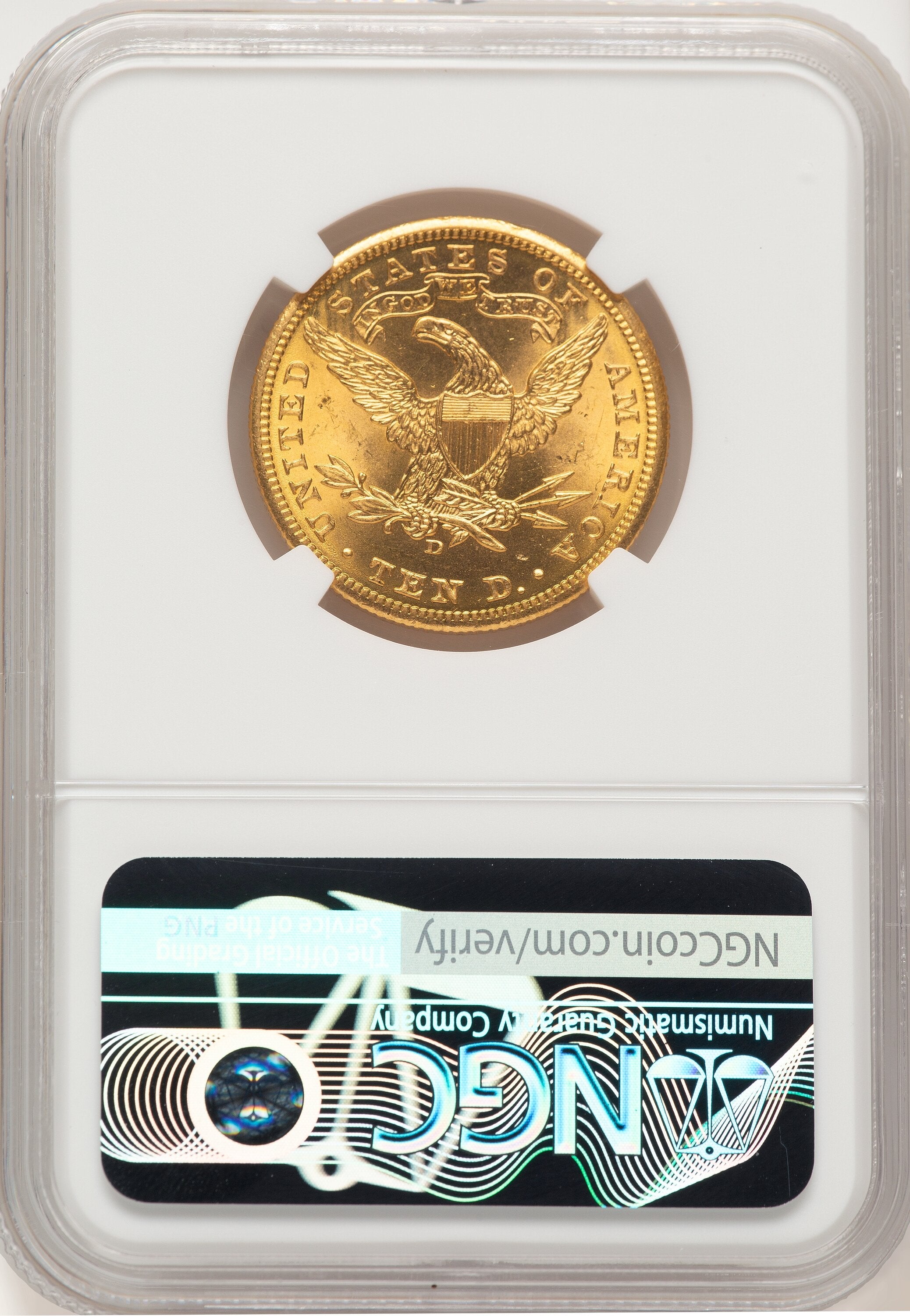 1906-D $10 Liberty Eagle NGC MS66 | LCR Coin