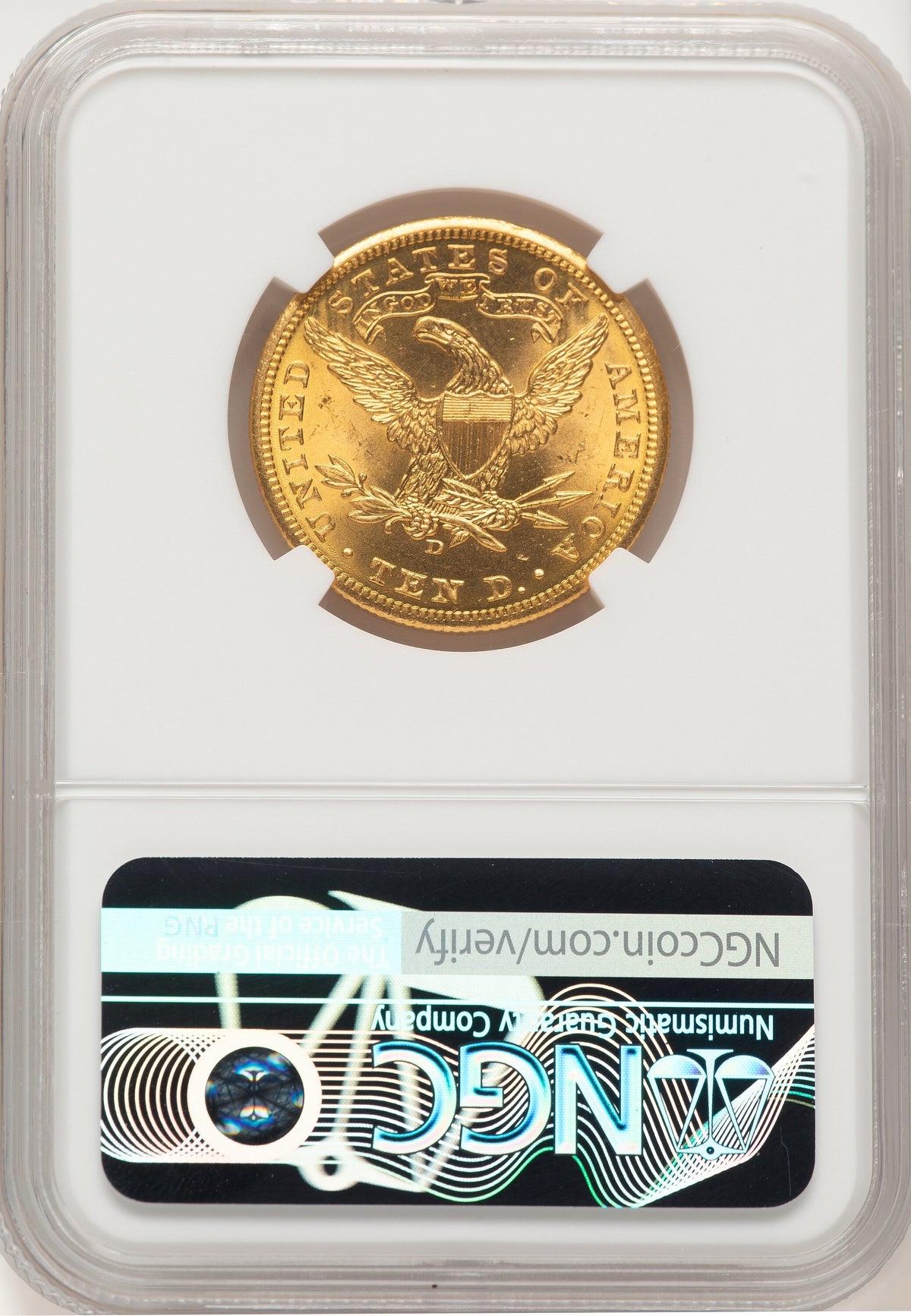 1906-D $10 Liberty Eagle NGC MS66 | LCR Coin