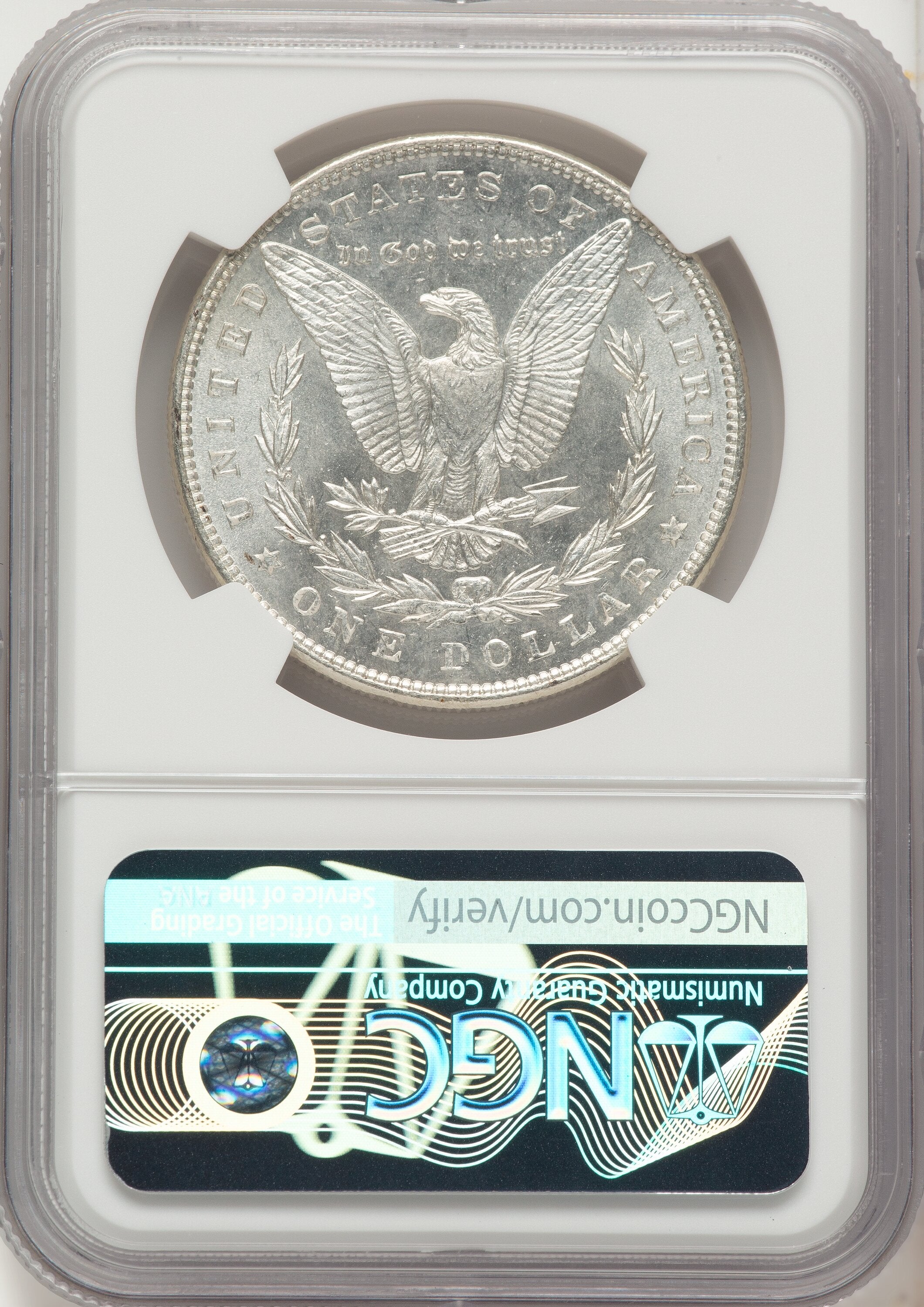 1893 Morgan Dollar NGC MS62