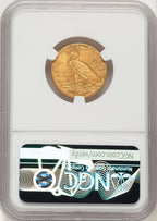1910 $5 CAC Indian Half Eagle NGC MS64+