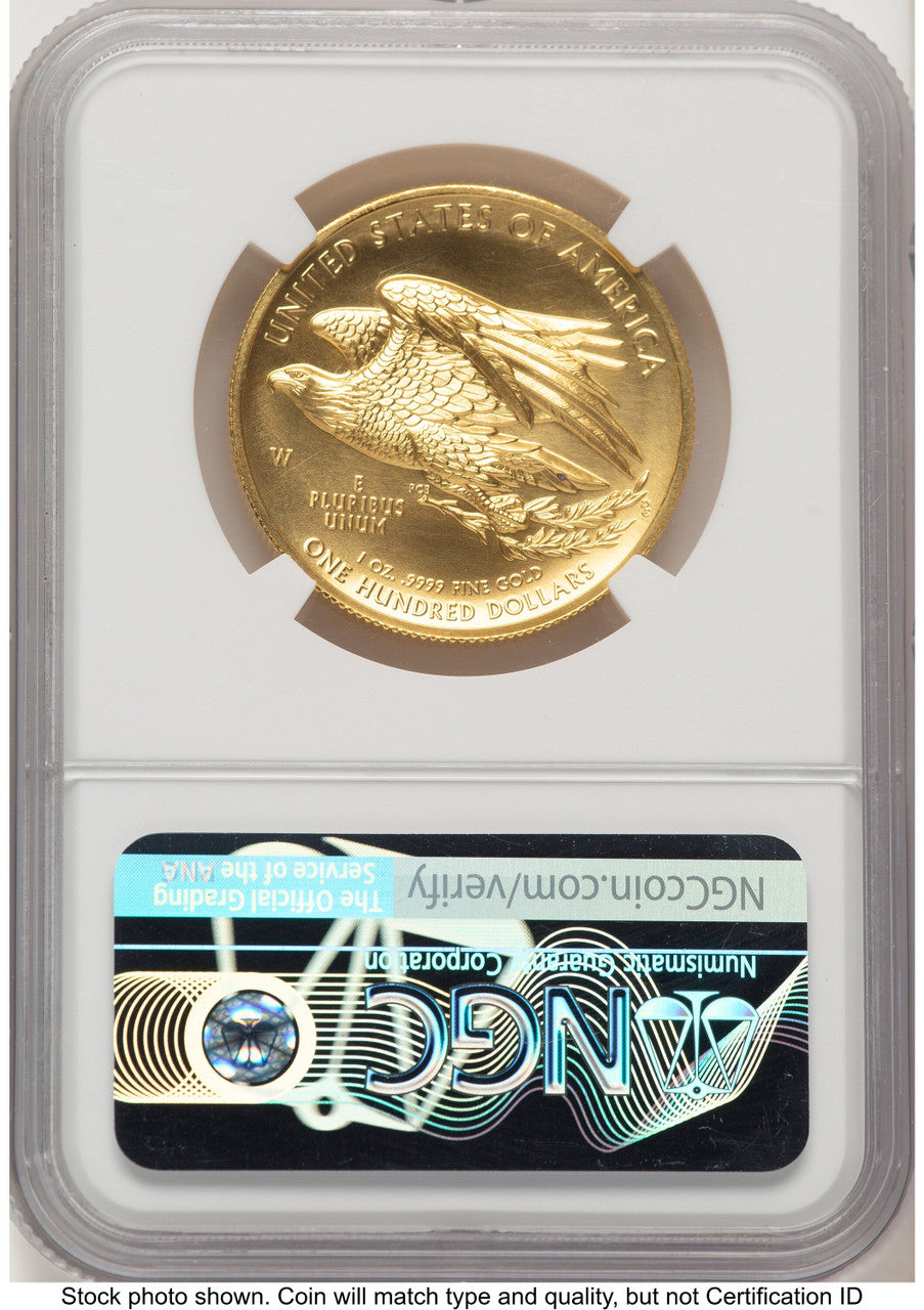 2015-W G$100 American Liberty High Relief Kenneth Bressett Red Book NGC MS70 (784629012)