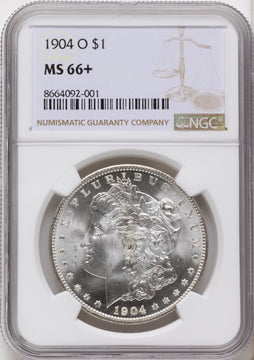 1904-O Morgan Dollar NGC MS66+