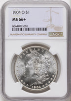 1904-O Morgan Dollar NGC MS66+