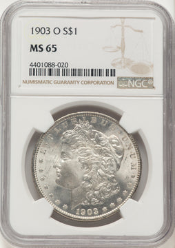 1903-O Morgan Dollar NGC MS65
