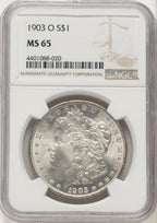 1903-O Morgan Dollar NGC MS65