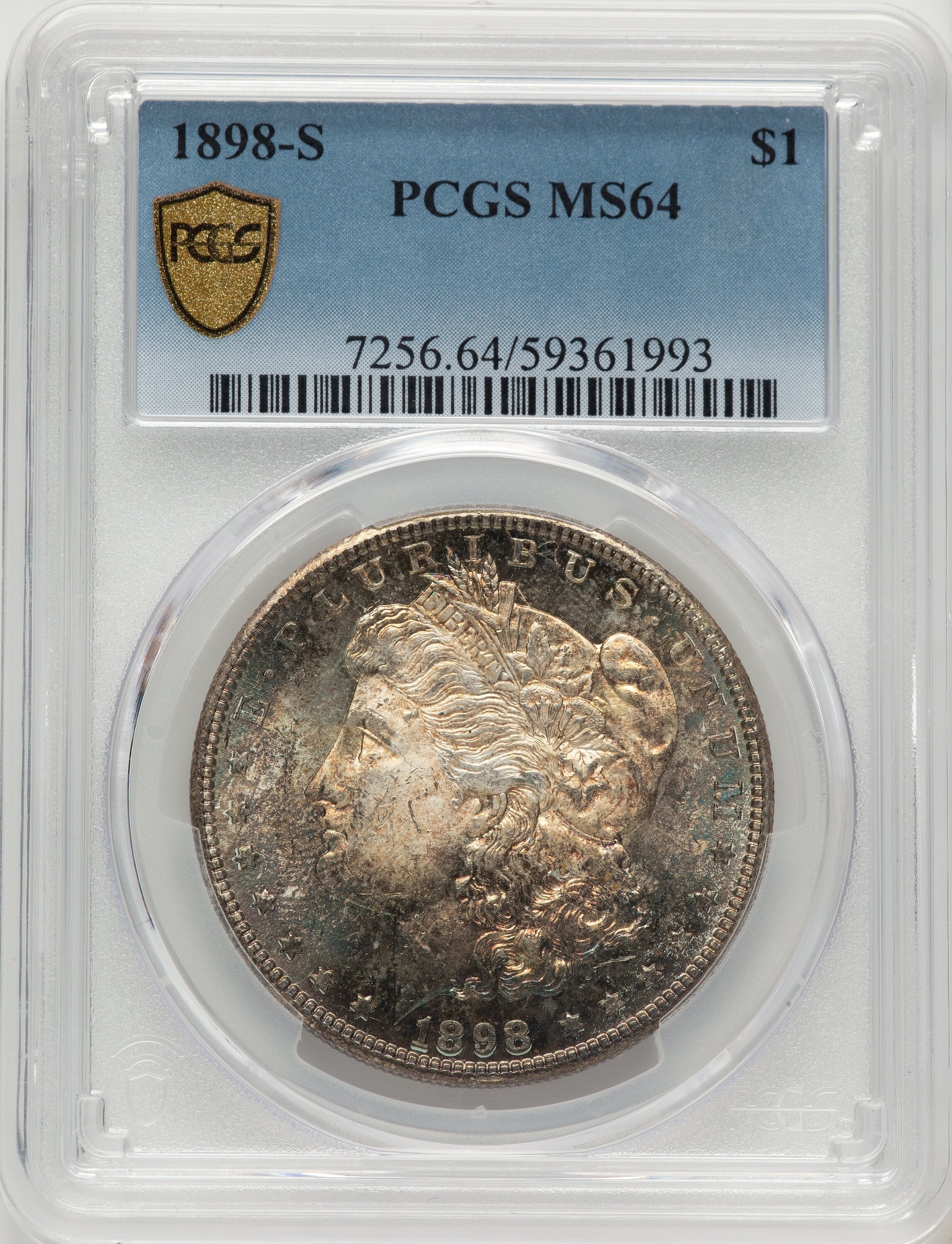 1898-S Morgan Dollar PCGS MS64