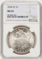 1878-CC Morgan Dollar NGC MS65