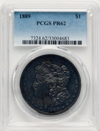 1889 Proof Morgan Dollar PCGS PR62