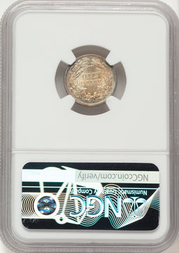 1890 10C Seated Dime NGC MS66+