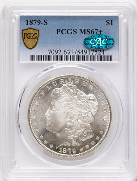 1879-S CAC Morgan Dollar PCGS MS67+