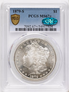 1879-S CAC Morgan Dollar PCGS MS67+