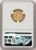 1913 $2.50 Indian Quarter Eagle NGC MS62