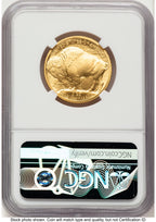 2008-W Burnished Gold Buffalo 1/2 oz Brown Label NGC MS70