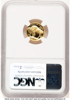 2008-W Proof Gold Buffalo 1/10 oz Brown Label NGC PF70