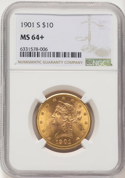 1901-S $10 Liberty Eagle NGC MS64+