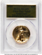 2009 G$20 Ultra High Relief PL Gold Foil PCGS MS70