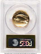 2009 G$20 Ultra High Relief PL Gold Foil PCGS MS70