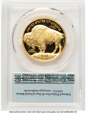 2016-W Proof Gold Buffalo 1 oz FS Bison Label PCGS PR70