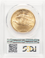 1910 $20 Saint-Gaudens Double Eagle PCGS MS63+