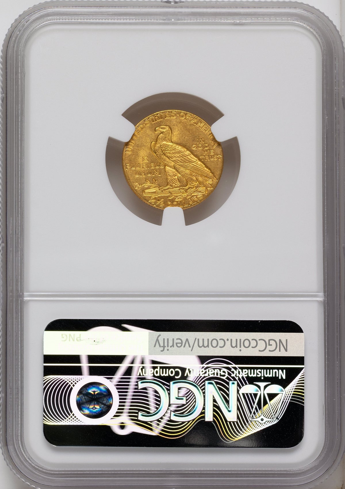 1911 $2.50 Indian Quarter Eagle NGC MS64