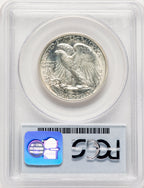 1942-D 50C CAC Walking Liberty Half Dollar PCGS MS67