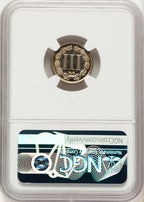 1877 3CN Proof Three Cent Nickel NGC PR65