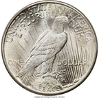 1924 Peace Dollar PCGS MS67