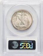 1939-D 50C CAC Walking Liberty Half Dollar PCGS MS67