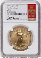 2026 Gold Eagle 1 oz FDI Jeff Garrett Red Book NGC MS70