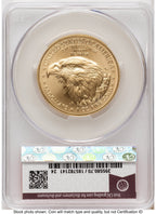 2026 Gold Eagle 1 oz First Day of Delivery John Feigenbaum Red Book CACG MS70