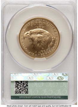 2026 Gold Eagle 1 oz First Day of Delivery Ron Drzewuki CACG MS70