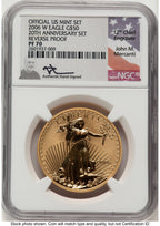 2006-W Reverse Proof Gold Eagle 1 oz John NGC PF70 Mercanti