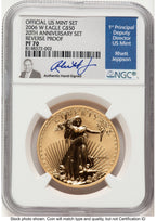 2006-W Reverse Proof Gold Eagle 1 oz Rhett Jeppson NGC PF70