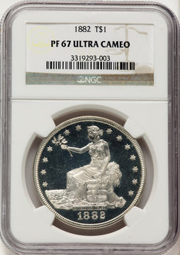 1882 T$1 Proof Trade Dollar NGC PR67
