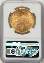 1884-CC $20 Liberty Double Eagle NGC MS61