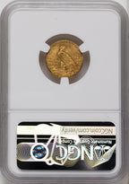 1909 $2.50 Indian Quarter Eagle NGC MS62