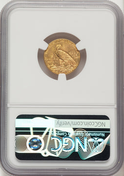 1912 $2.50 Indian Quarter Eagle NGC MS62