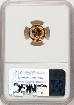 1887 G$1 CA Proof Gold Dollar NGC PR66