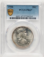 1950 50C Proof Franklin Half Dollar PCGS PR67