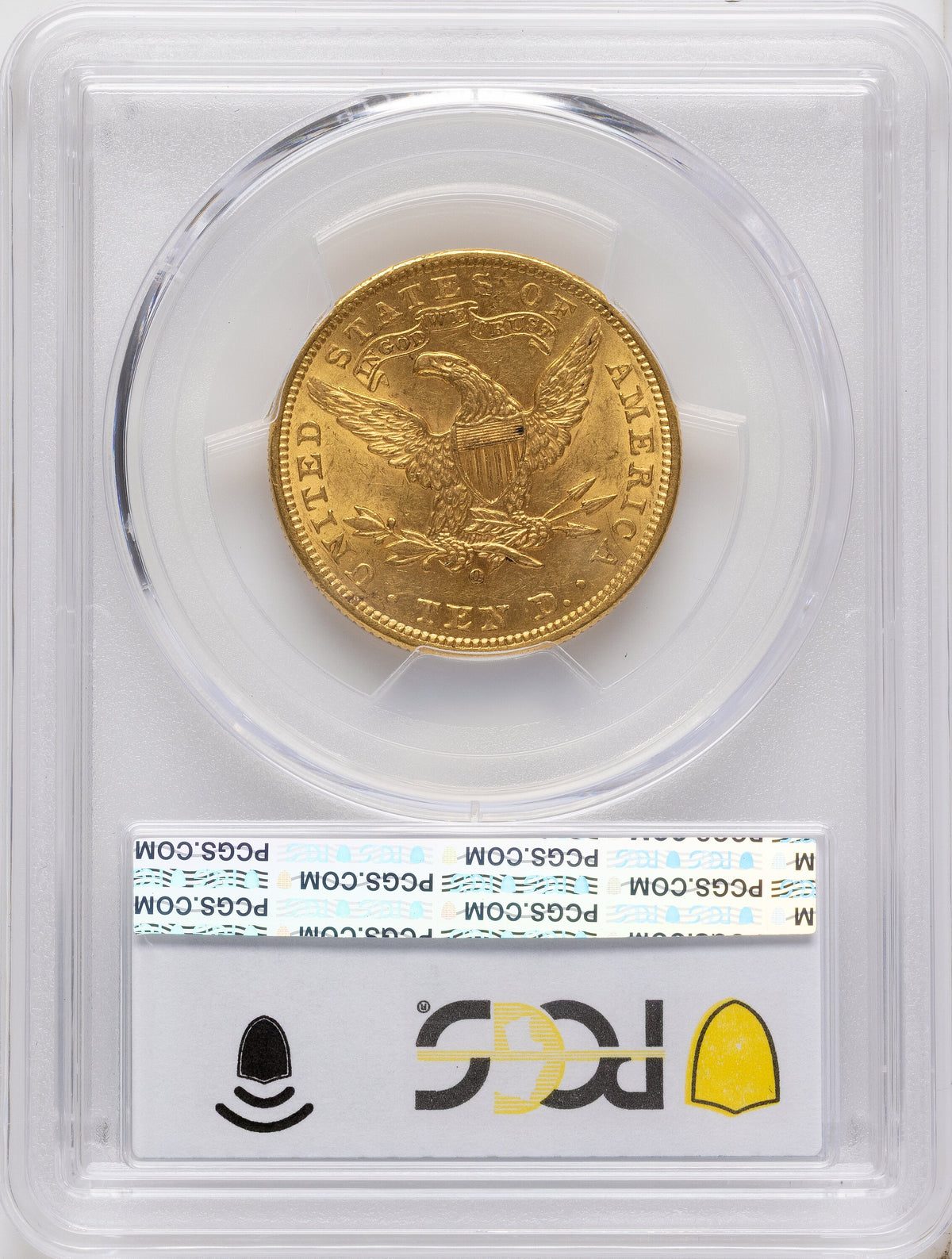 1906-O $10 Blue Gradient Liberty Eagle PCGS AU58