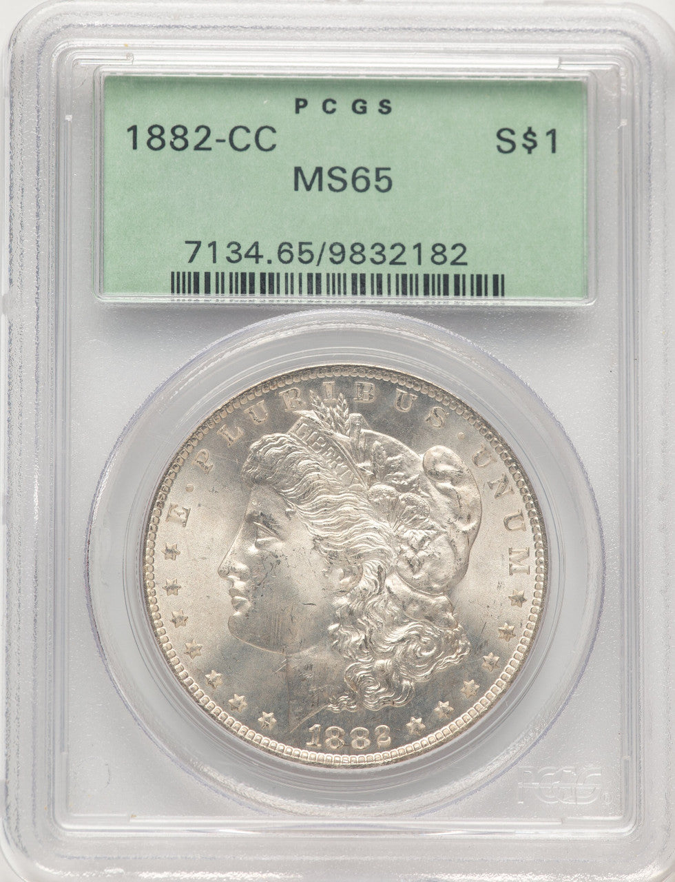 1882-CC Morgan Dollar PCGS MS65