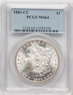 1883-CC Morgan Dollar PCGS MS64