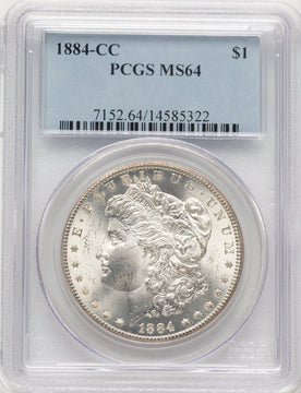 1884-CC Morgan Dollar PCGS MS64