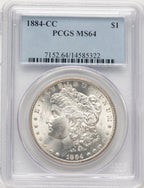 1884-CC Morgan Dollar PCGS MS64