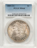 1885-CC Morgan Dollar PCGS MS64