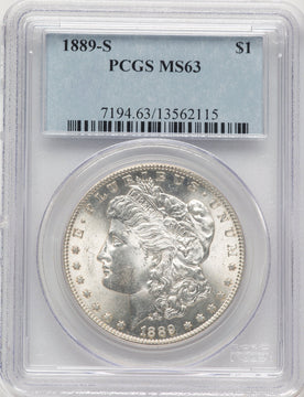 1889-S Morgan Dollar PCGS MS63