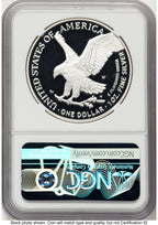2023-W Proof Silver Eagle 1 oz Trump Label NGC PF70