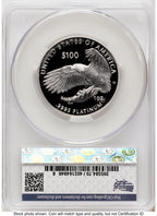 2026-W Proof Platinum Eagle 1 oz First Day of Delivery America 250 CACG PR70