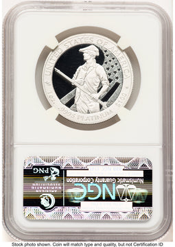 2012-W Proof Platinum Eagle 1 oz ER Blue NGC PF70